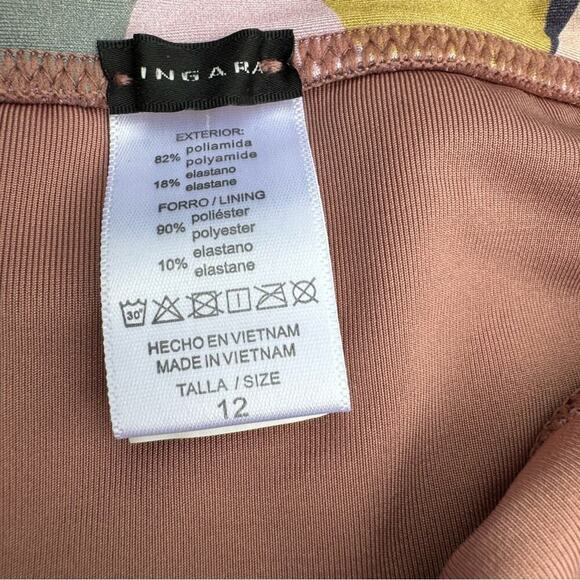 Zingara Sirocco size 12 multicolored bikini bottoms fold over style - Picture 5 of 8